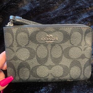 Coach Black Wristlet Clutch
